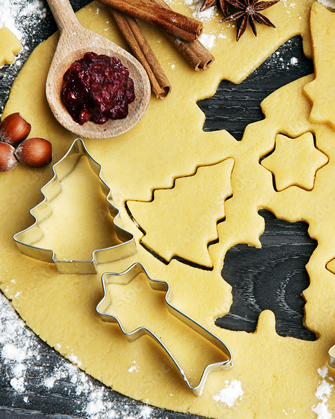 Keksteig mit Ausstecher